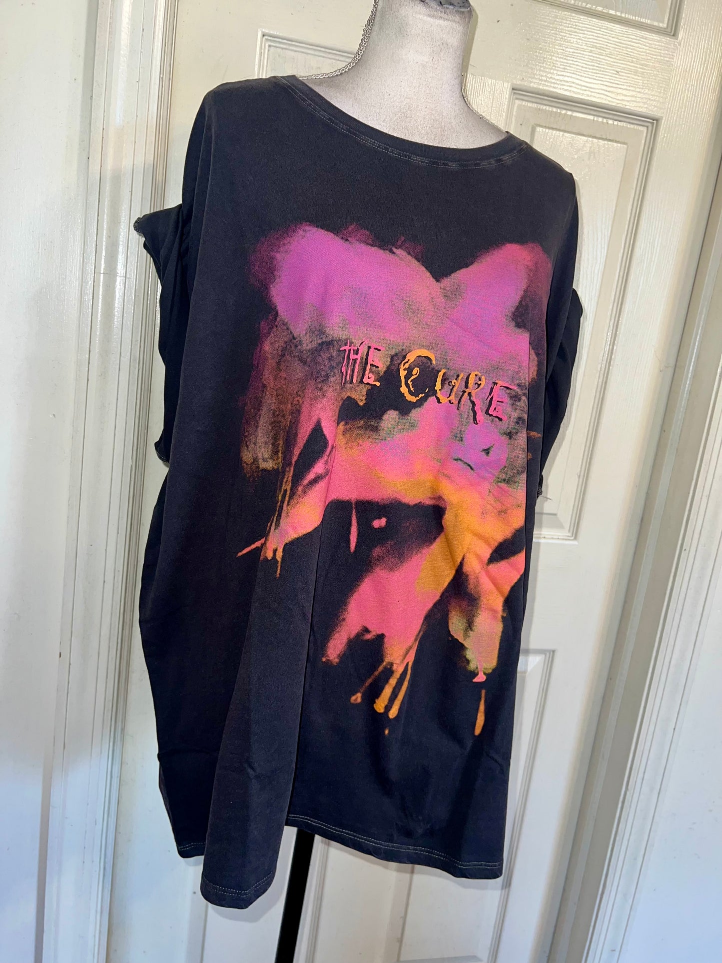 The Cure Oversized Distressed Tee