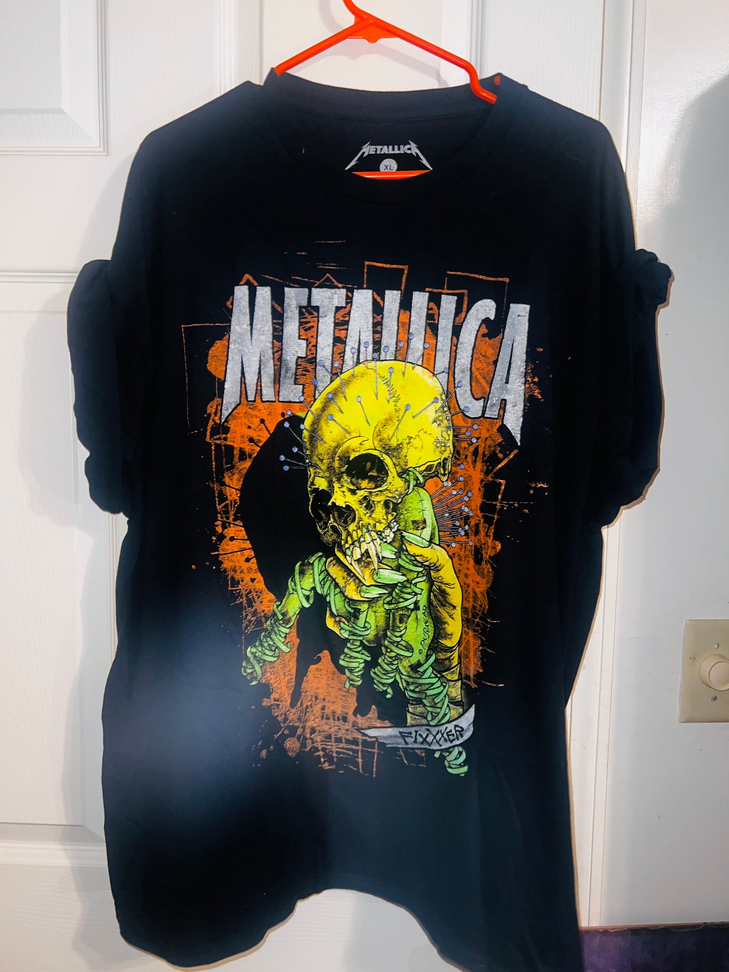 Metallica Fixxer Oversized Distressed Tee