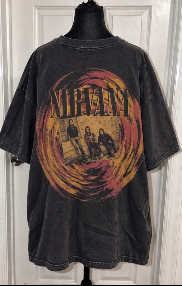 Nirvana Double Sided Oversized Tee