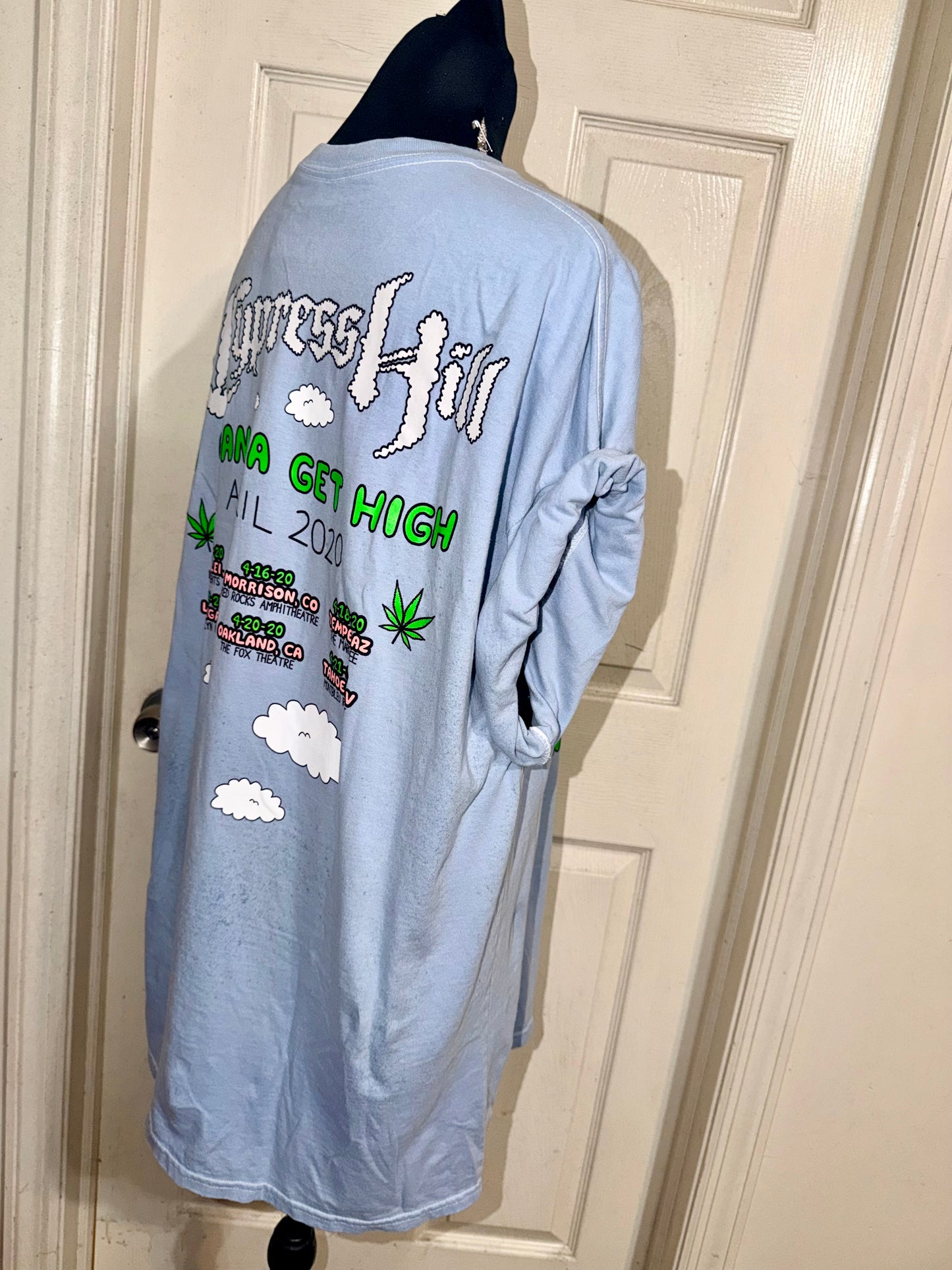 Cypress Hill Double Sided Oversized Distressed Tee