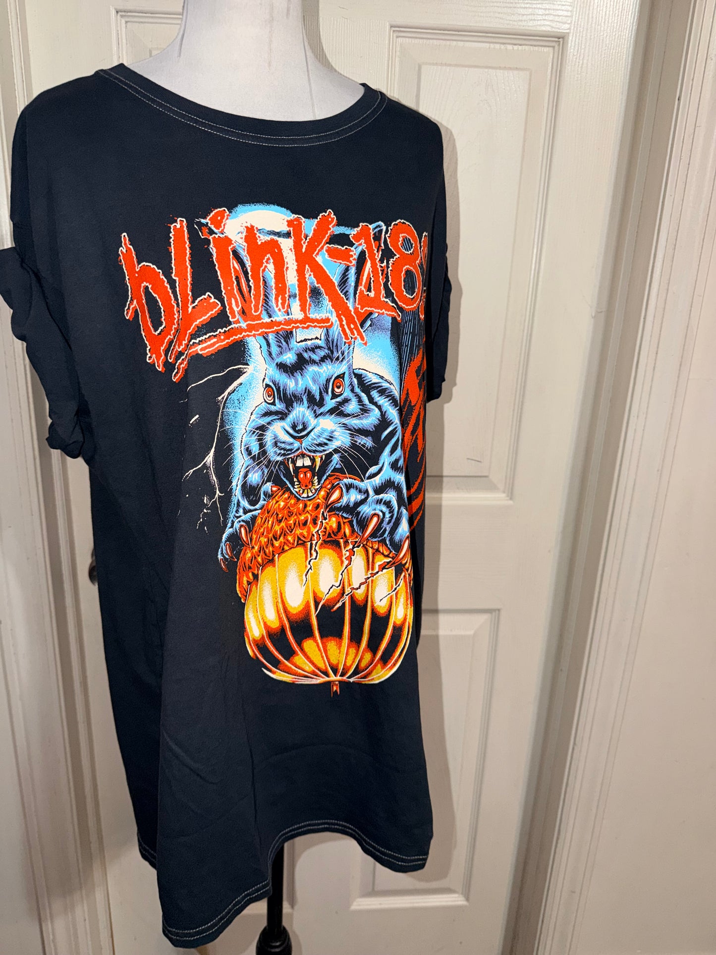 Blink-182 Oversized Distressed Tee