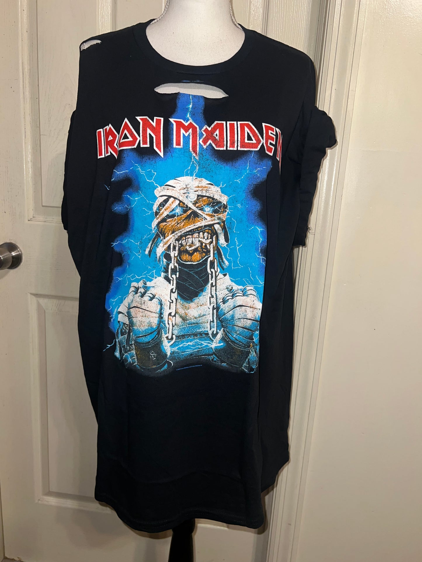 Iron Maiden Oversized Distressed Tee