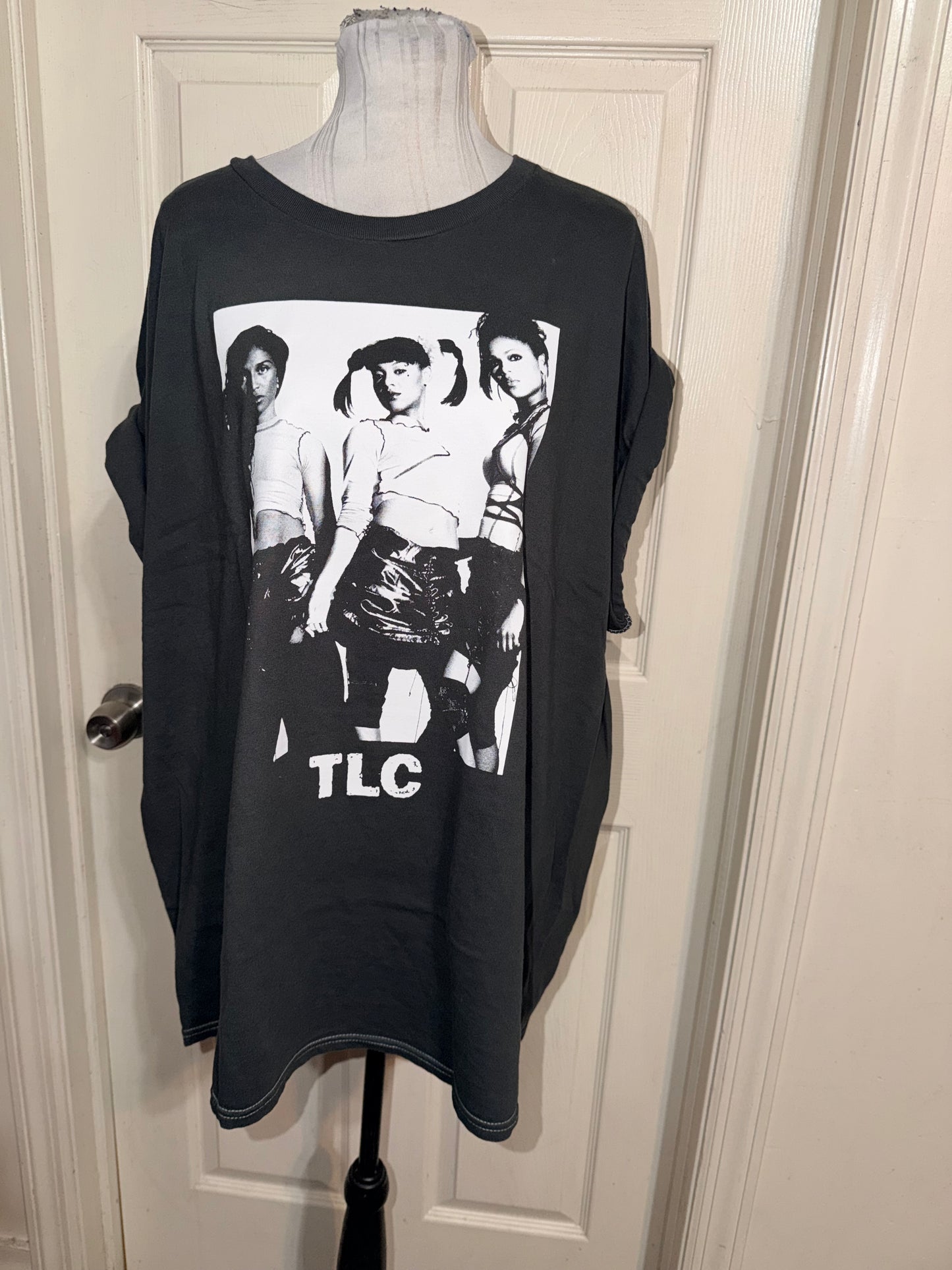 TLC Oversized Distressed Tee