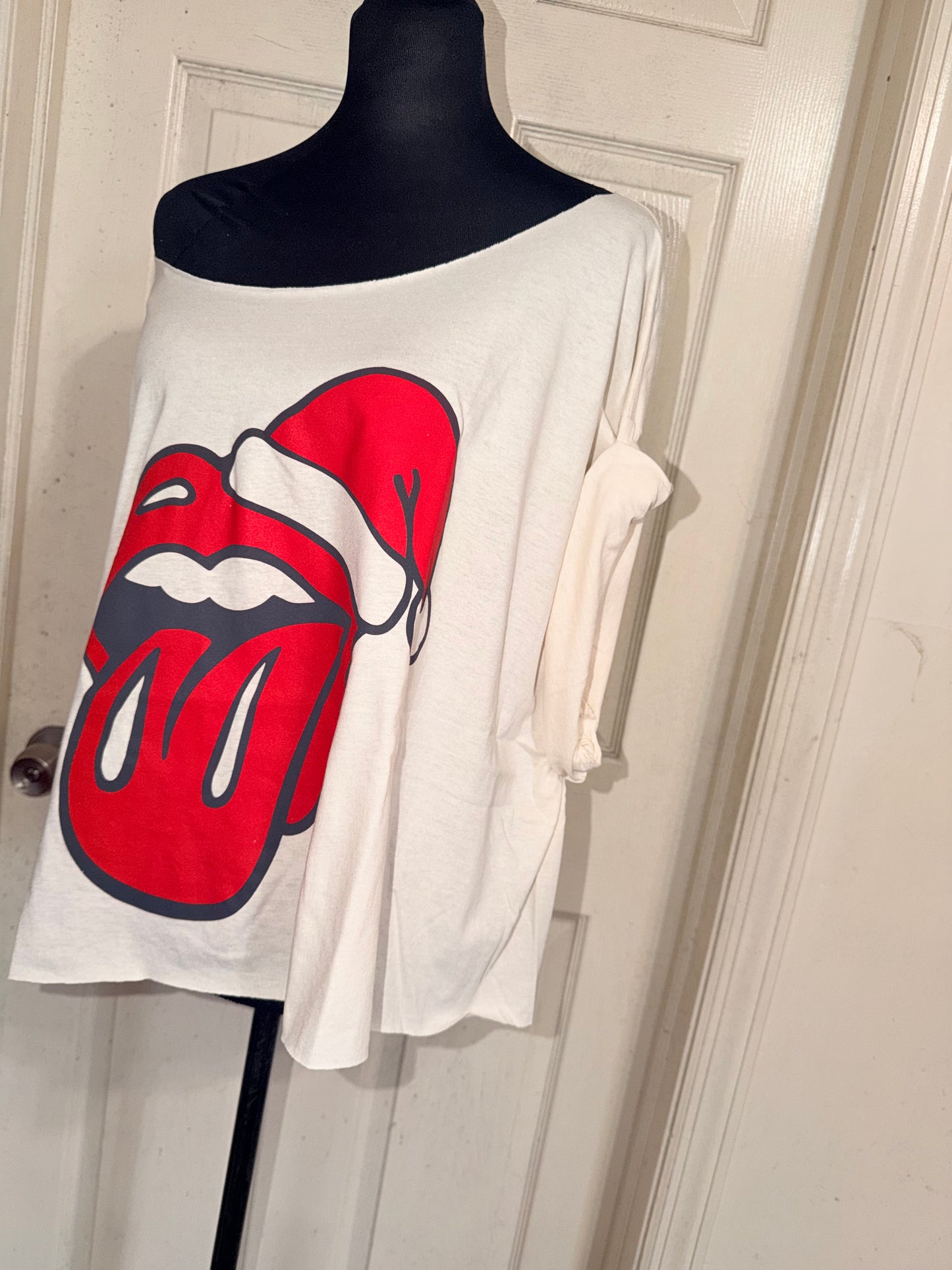 The Rolling Stones OFTS Oversized Distressed Tee