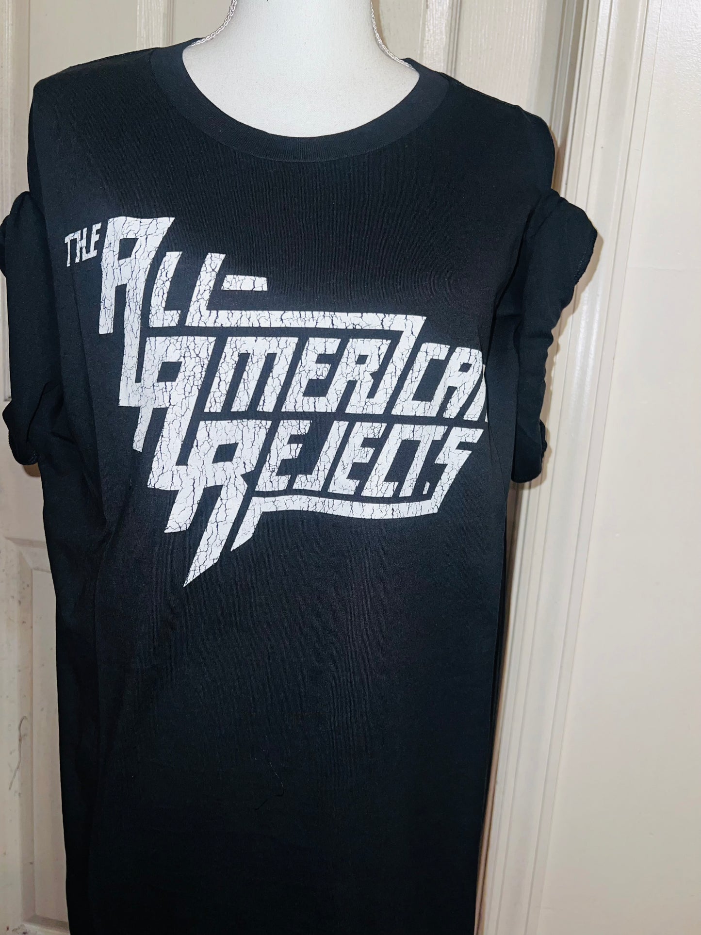 The All-American Rejects Oversized Distressed Tee