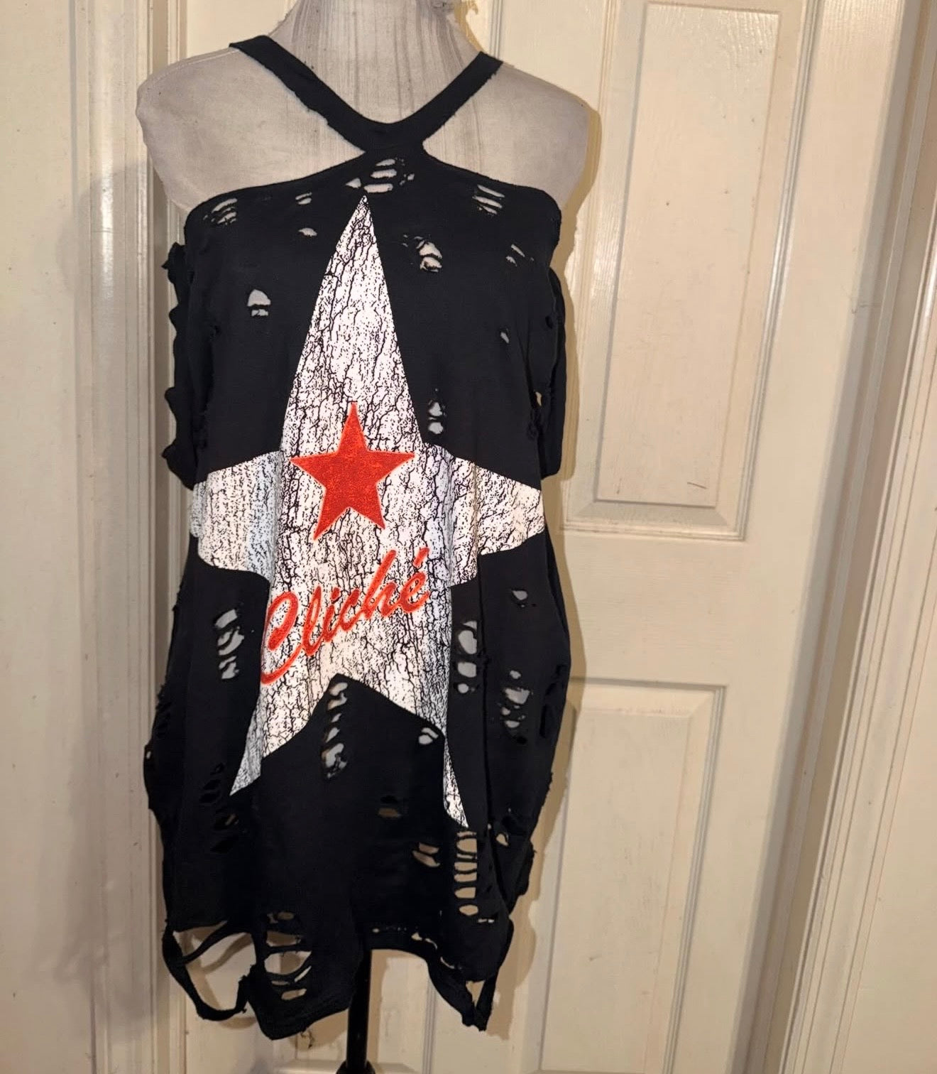 Machine Gun Kelly Double Sided Oversized Distressed Tee (as is)
