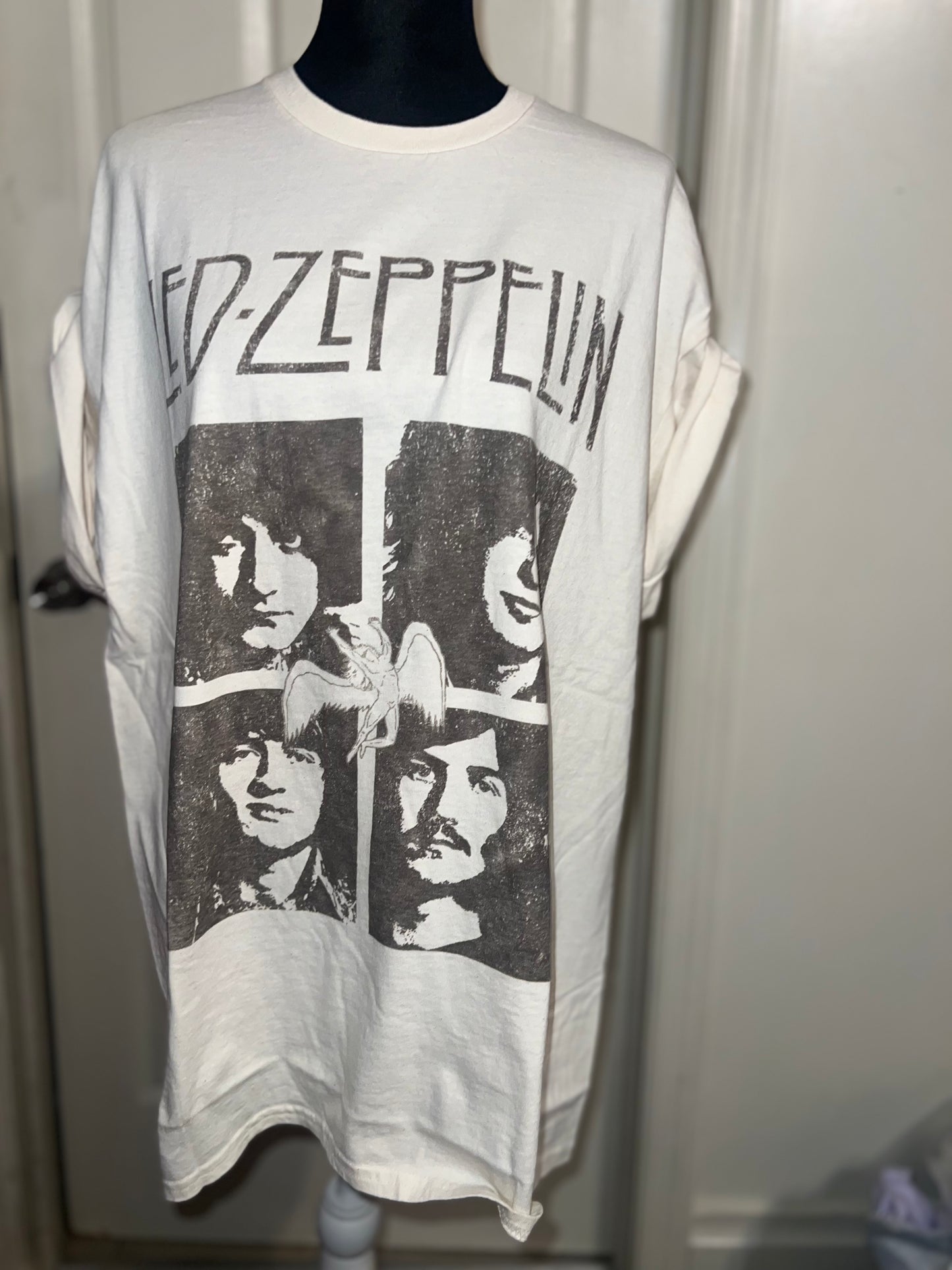 Led Zeppelin Oversized Distressed Tee