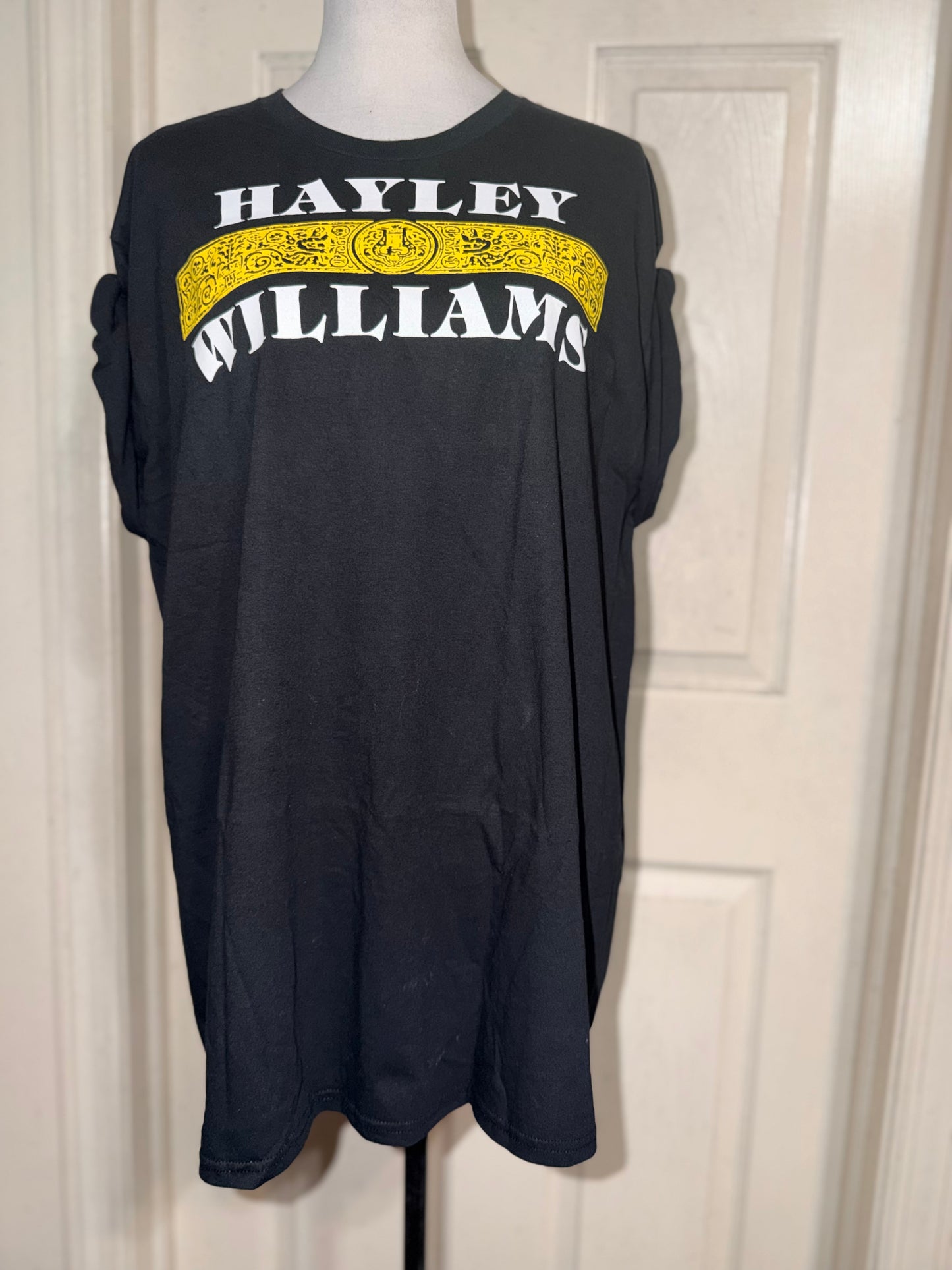 Hayley Williams Double Sided Oversized Distressed Tee