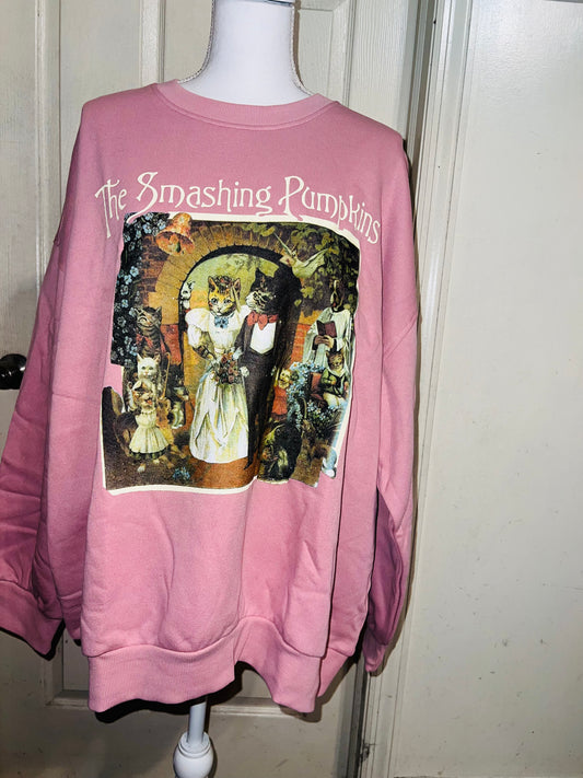 The Smashing Pumpkins Double Sided Oversized Sweatshirt