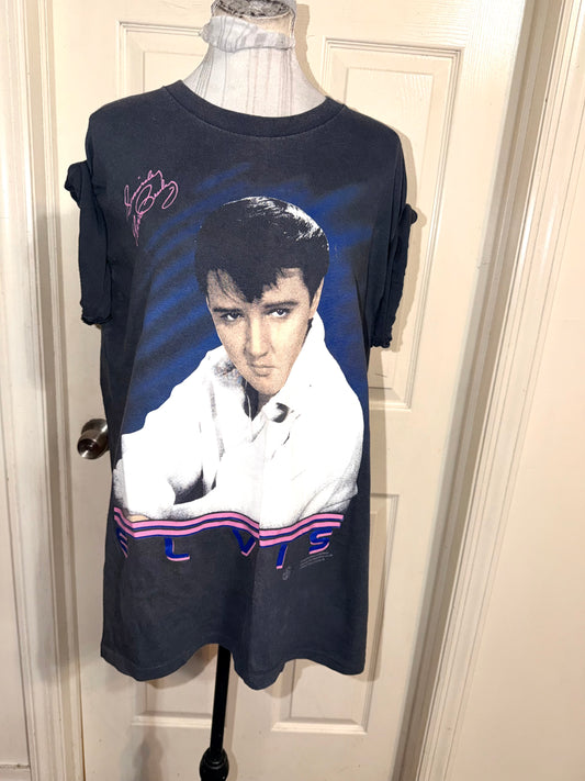 Elvis Vintage 1994 Oversized Distressed Tee