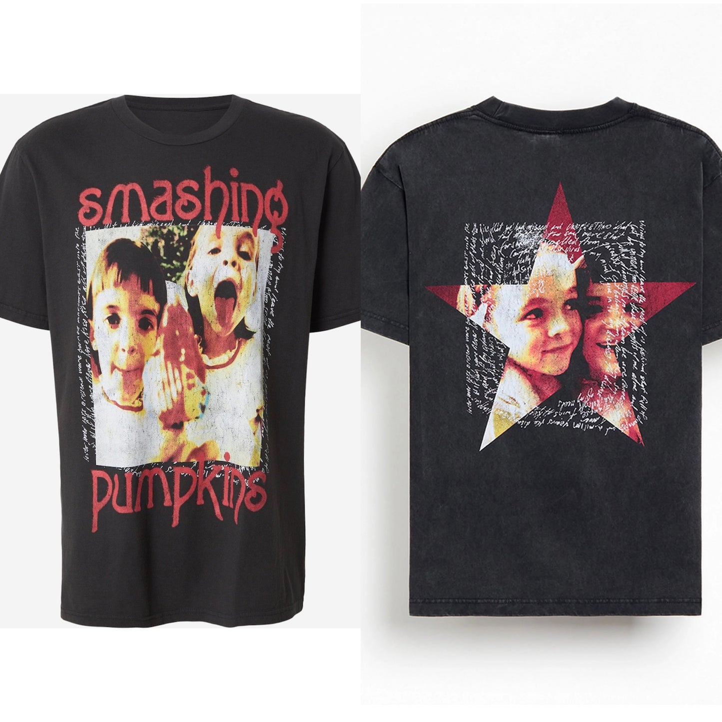 The Smashing Pumpkins Double Sided Oversized Tee