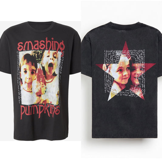 The Smashing Pumpkins Double Sided Oversized Tee