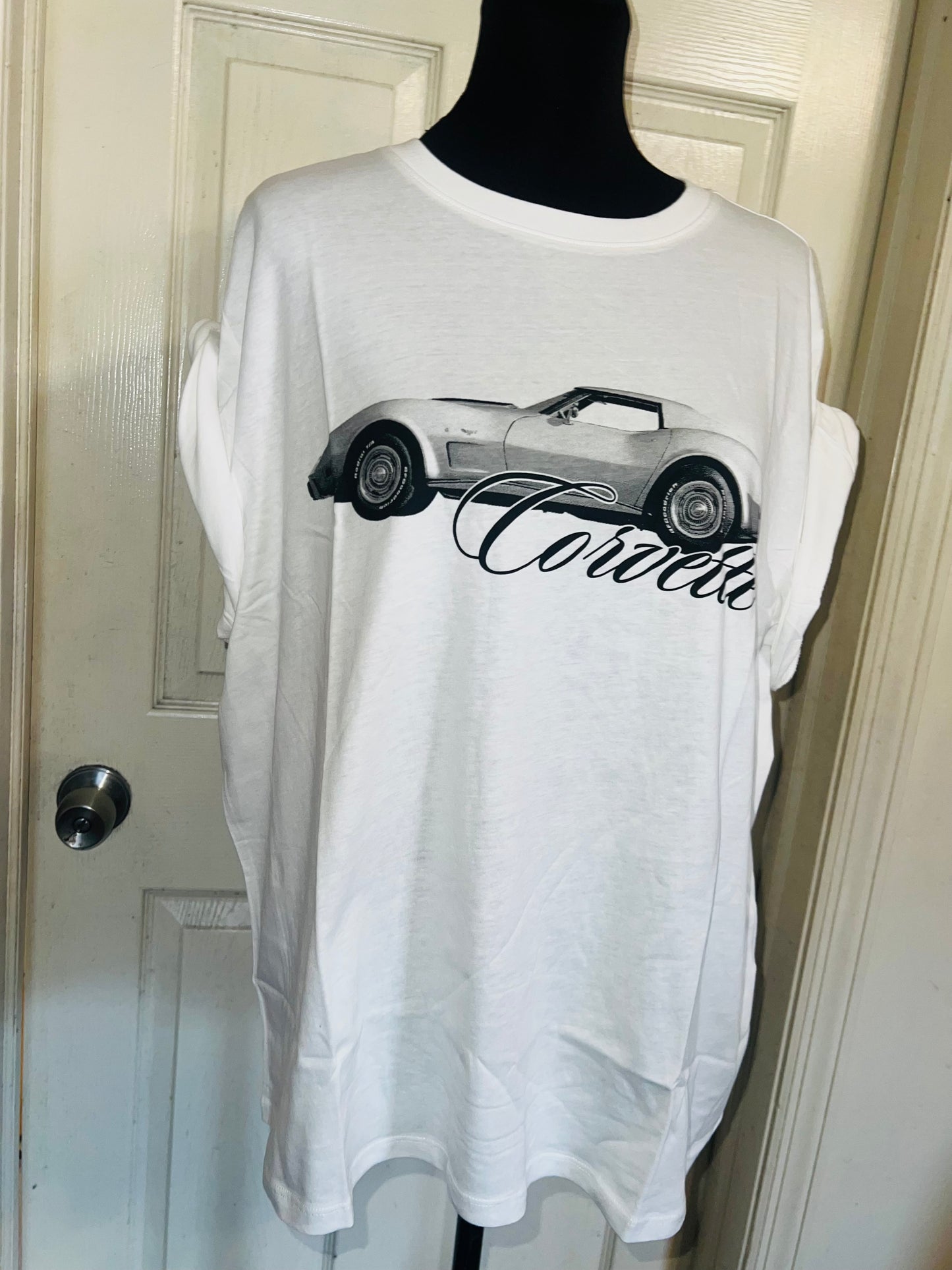Corvette Oversized Distressed Tee