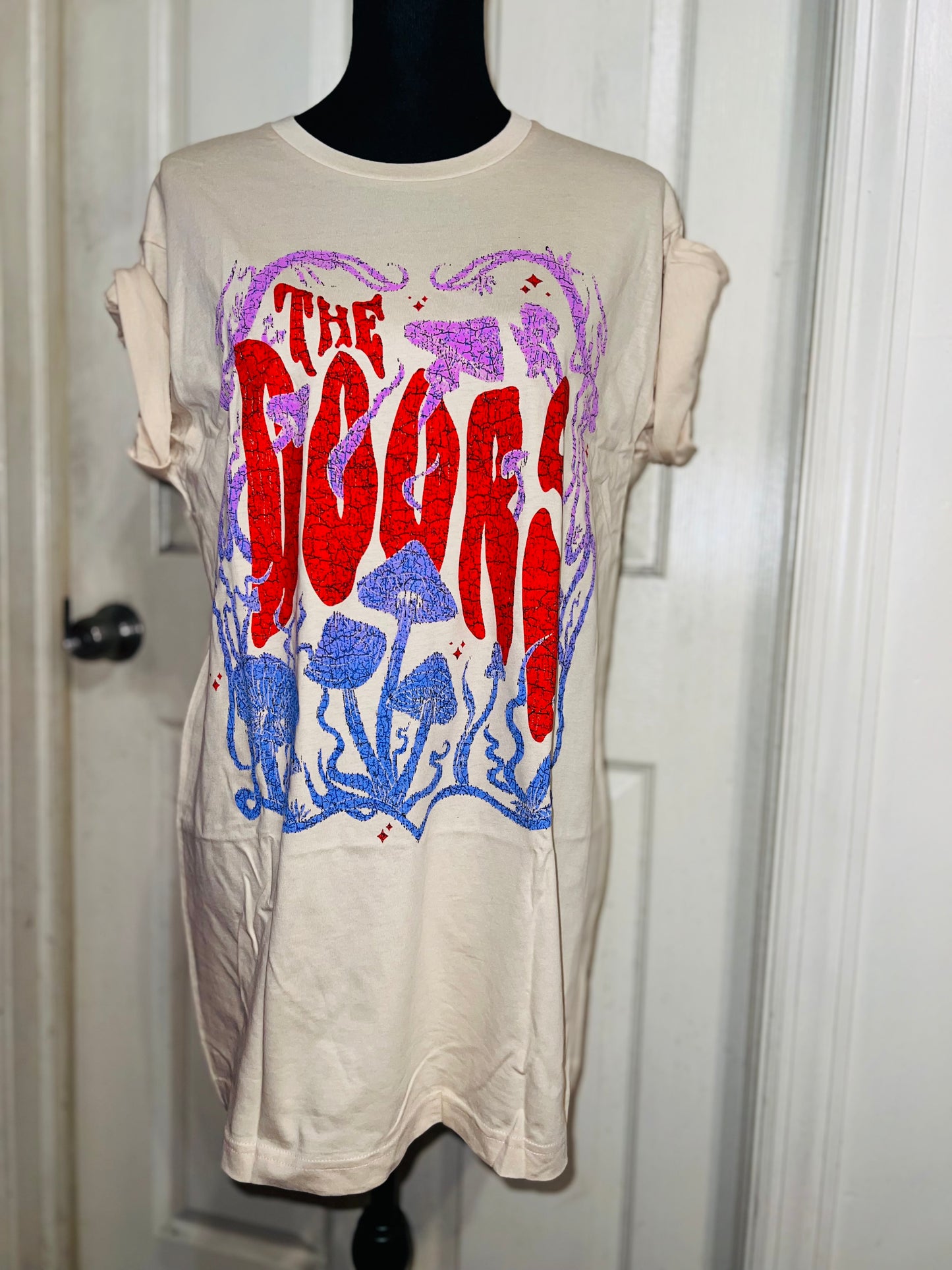 The Doors Oversized Distressed T-Shirt