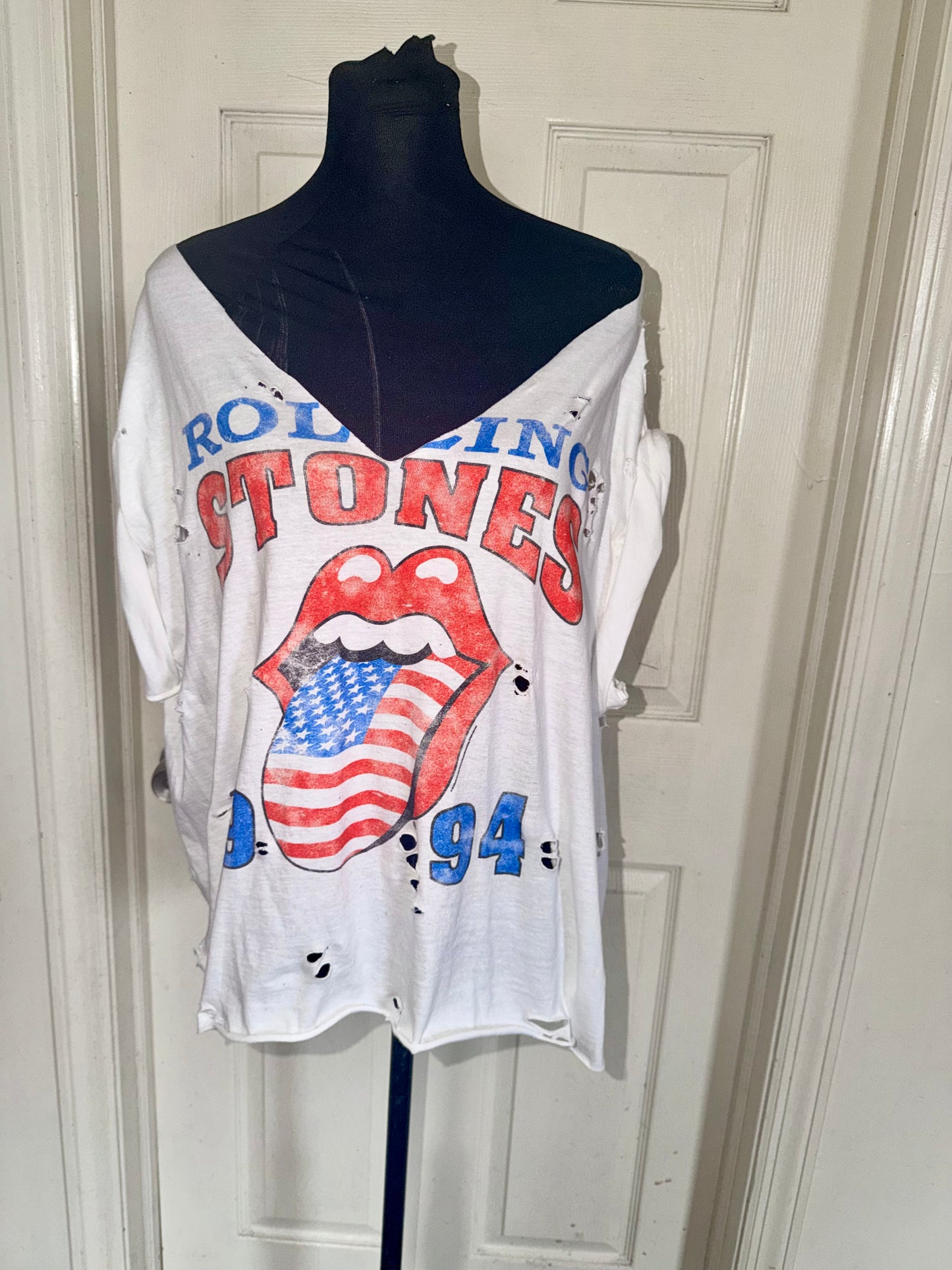 The Rolling Stones Open Back Bow Tee (as is)