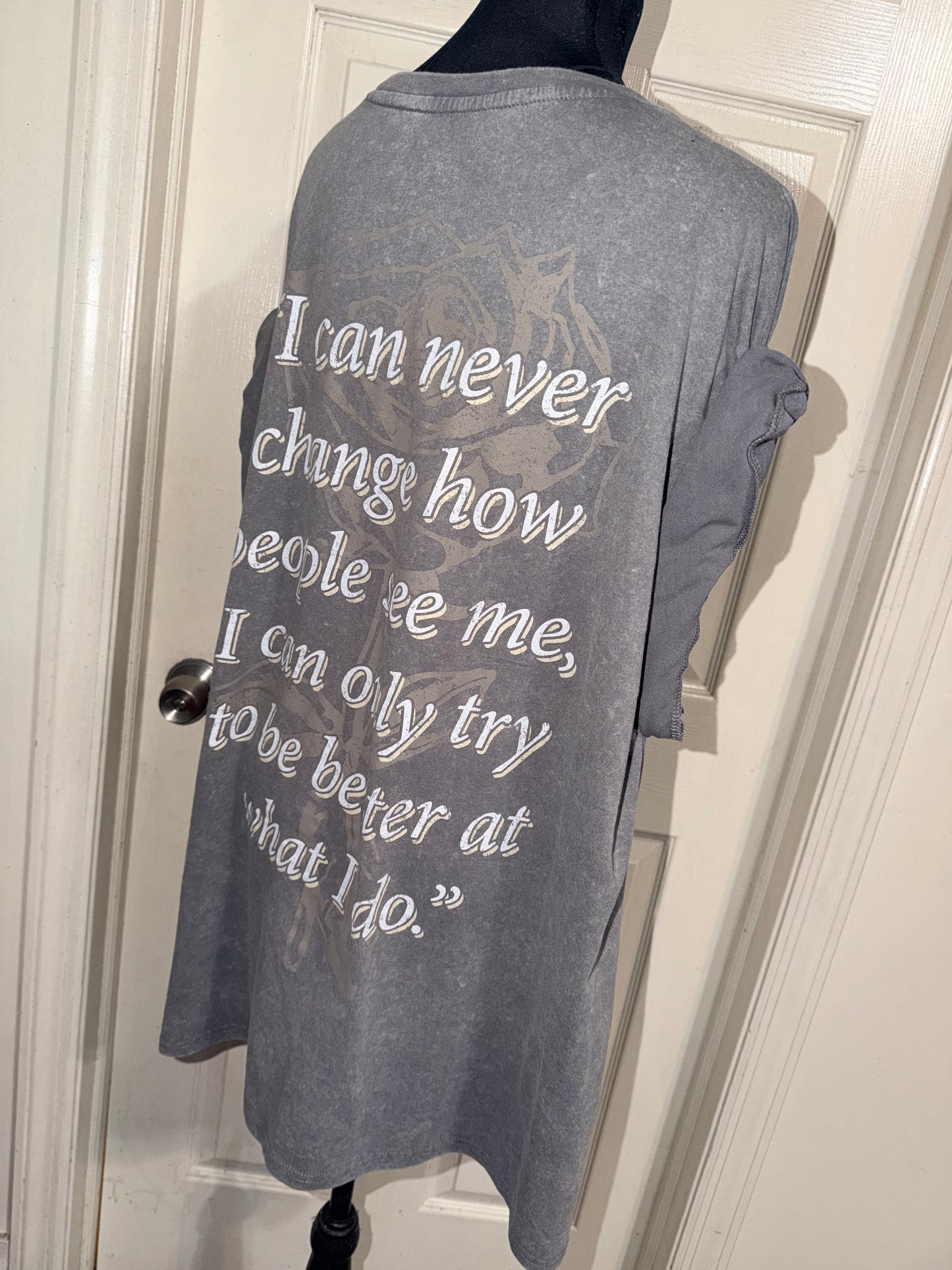 Tupac Double Sided Oversized Distressed Tee