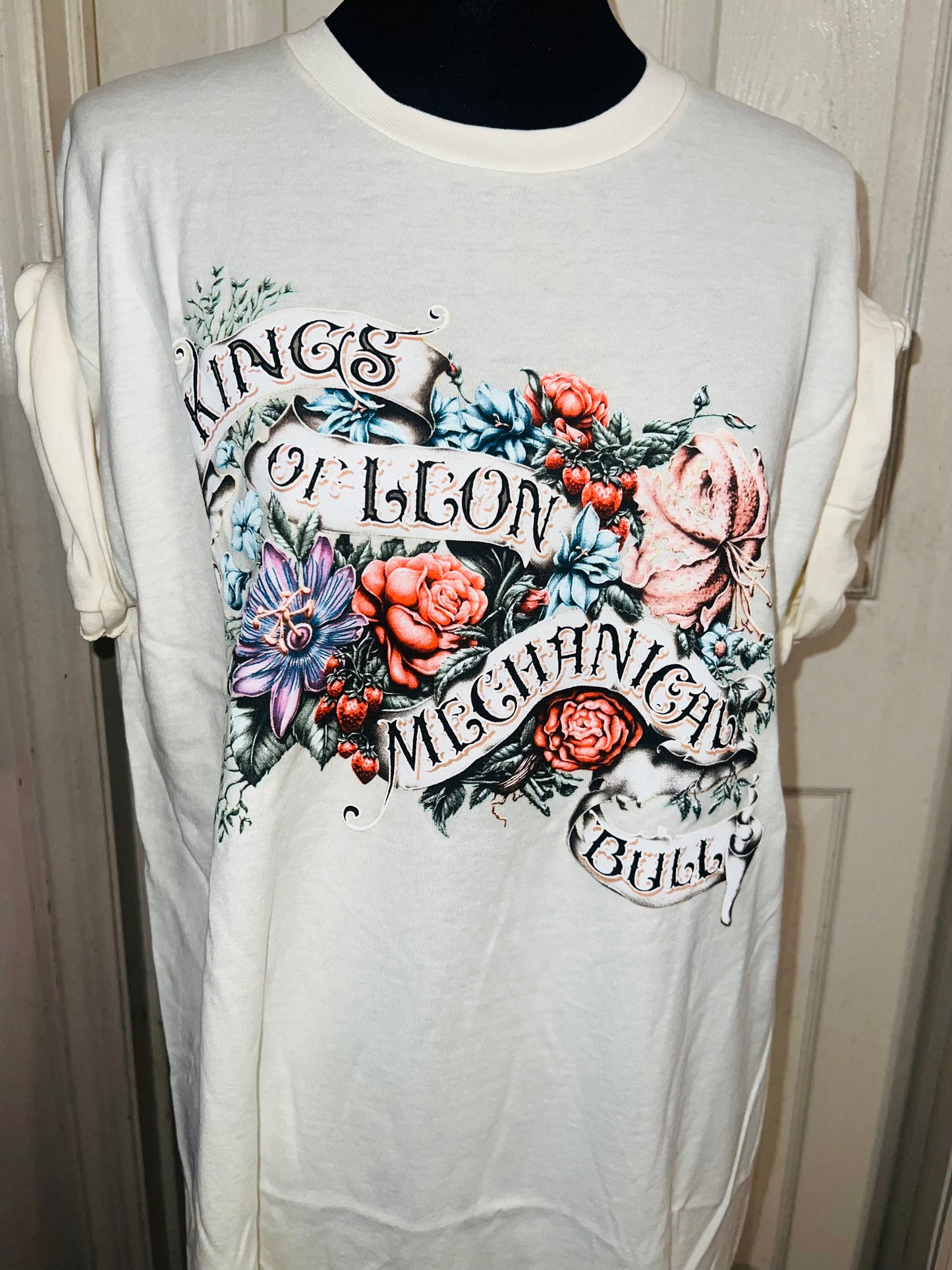 Kings of Leon Oversized Distressed T-Shirt