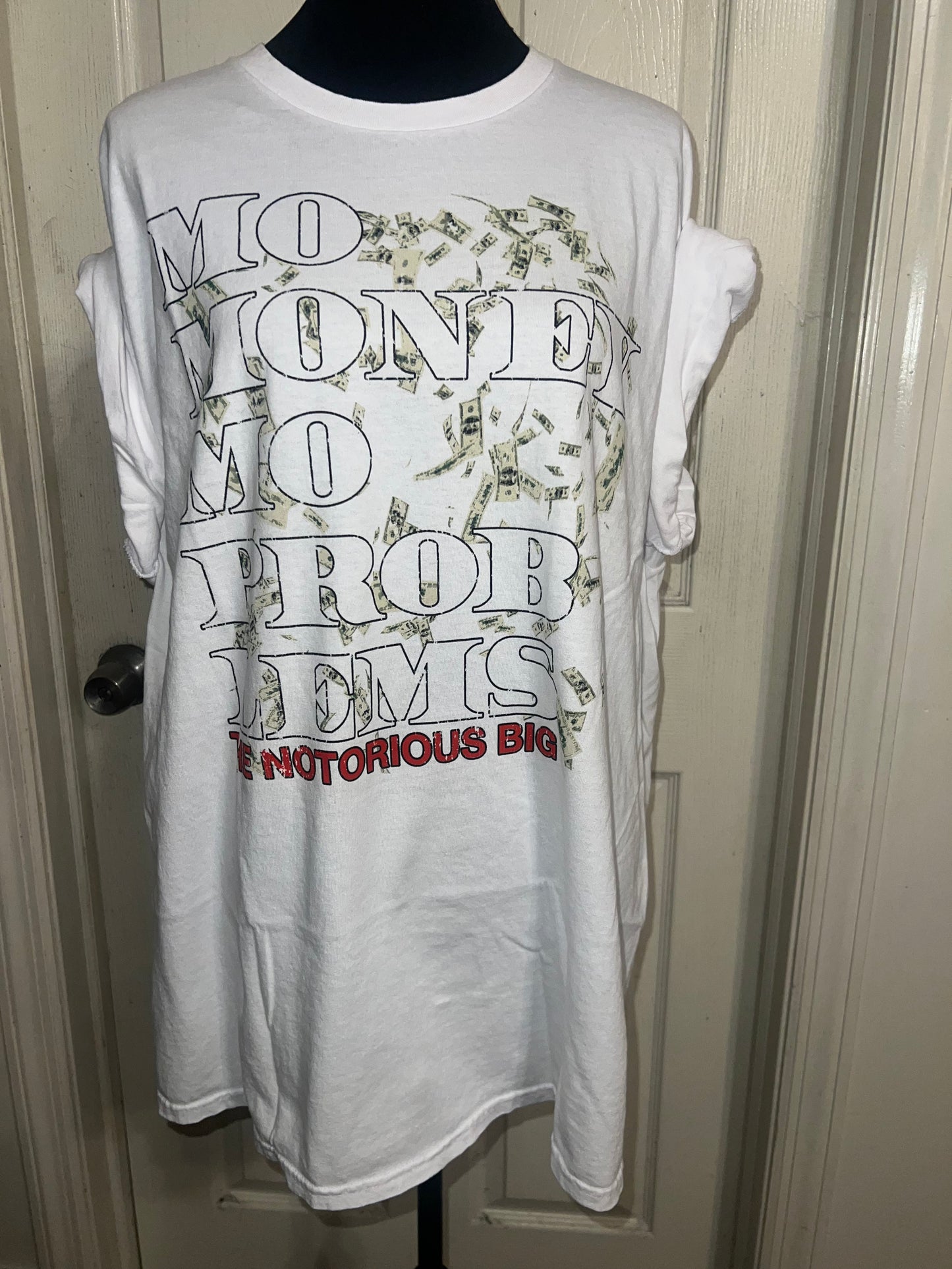 Notorious BIG Oversized Distressed Tee