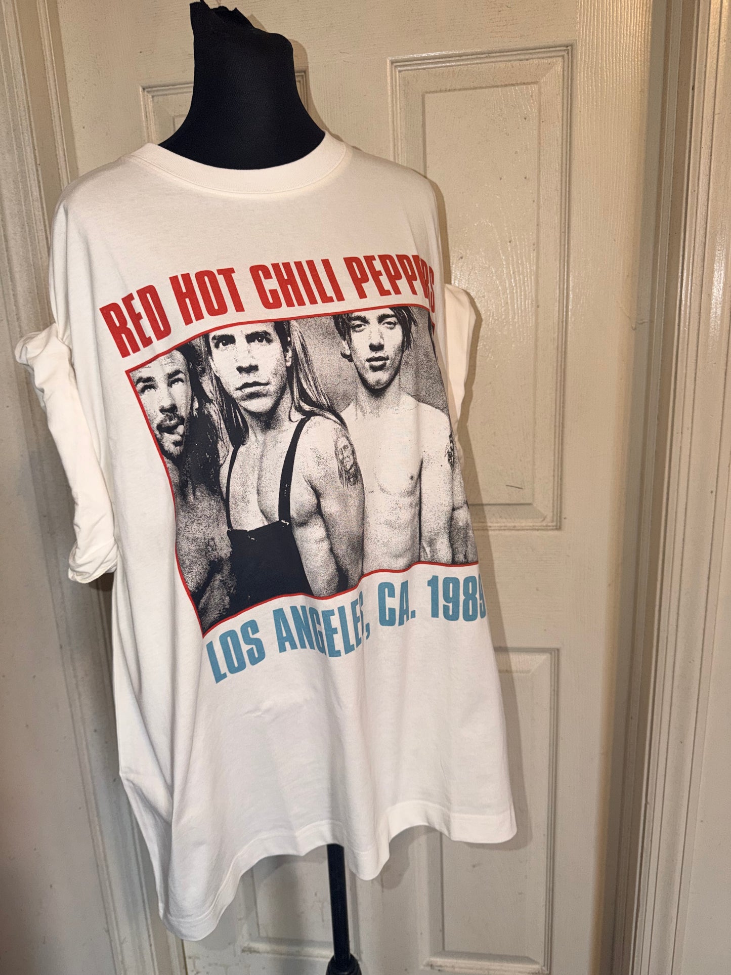Red Hot Chili Peppers Oversized Distressed Tee