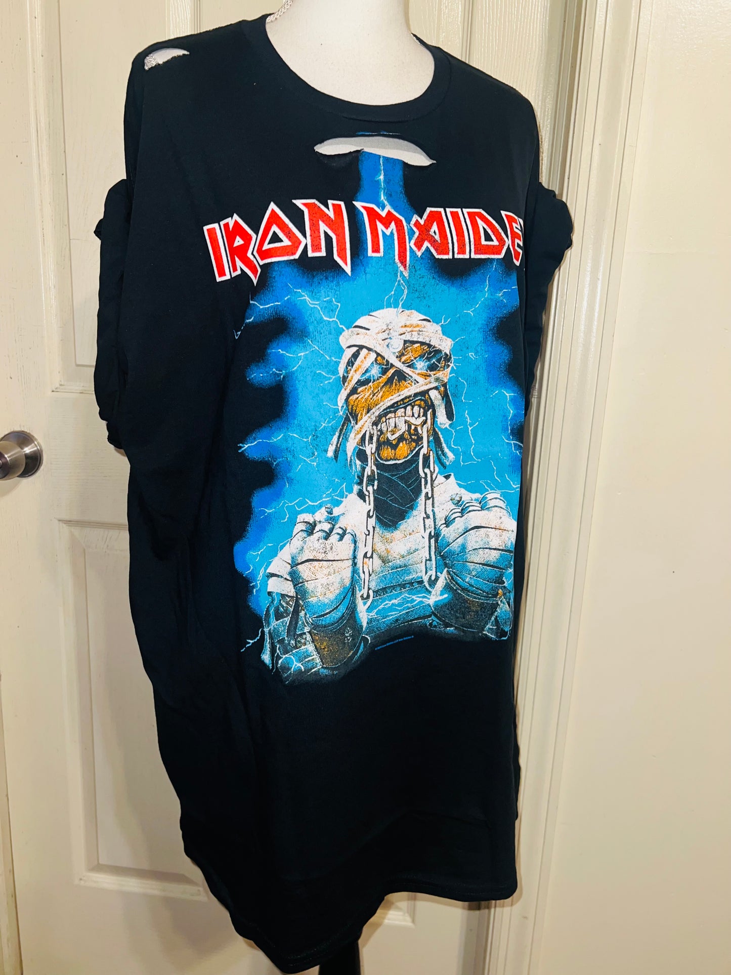 Iron Maiden Oversized Distressed Tee