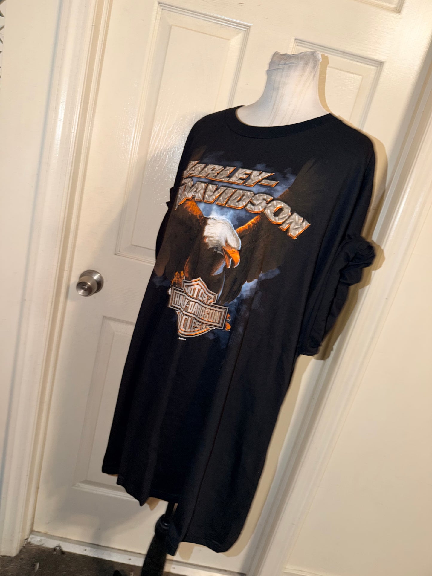 Harley Davidson Vintage Double Sided Oversized Tee