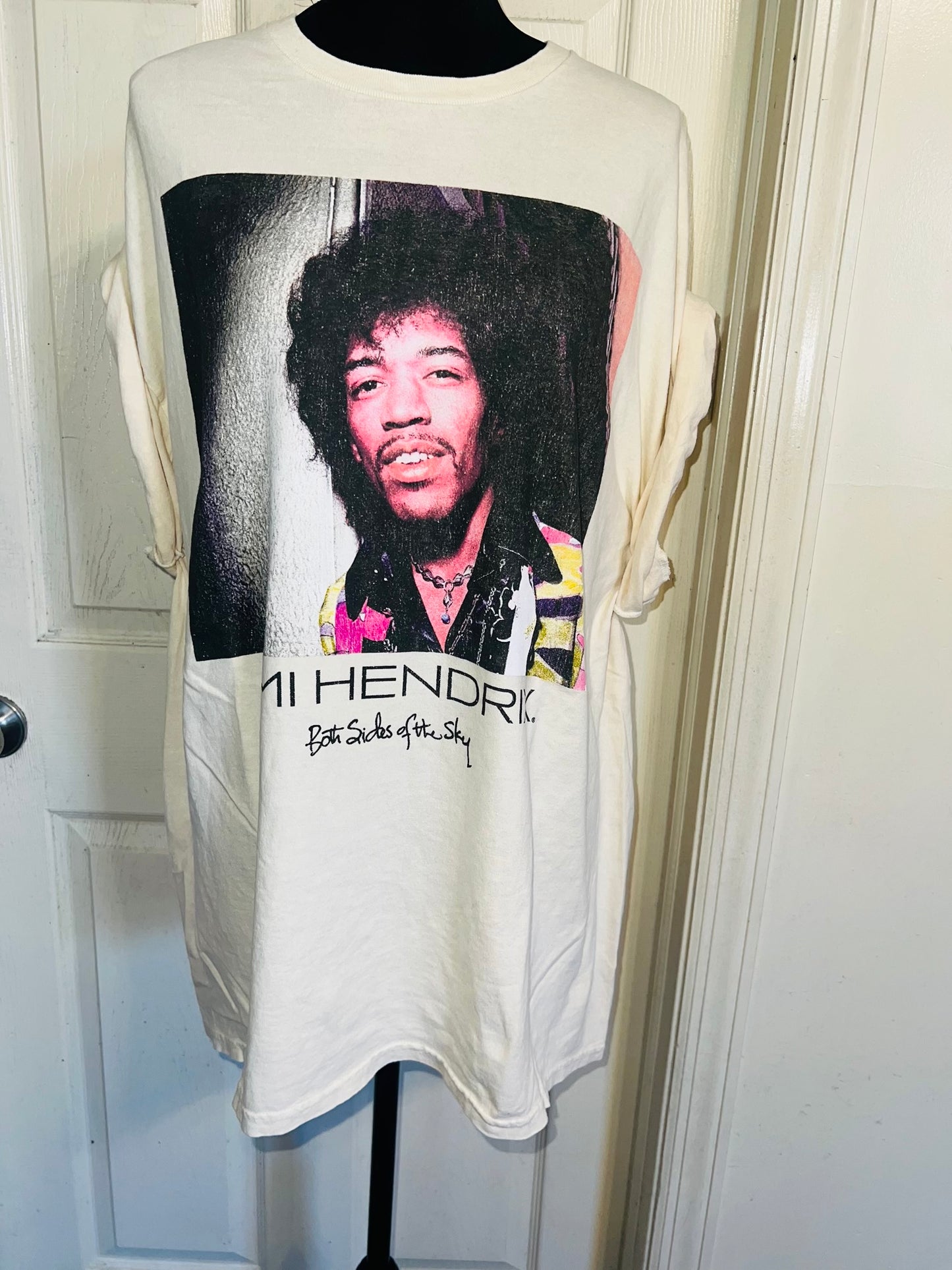 Jimi Hendrix Oversized Distressed Tee