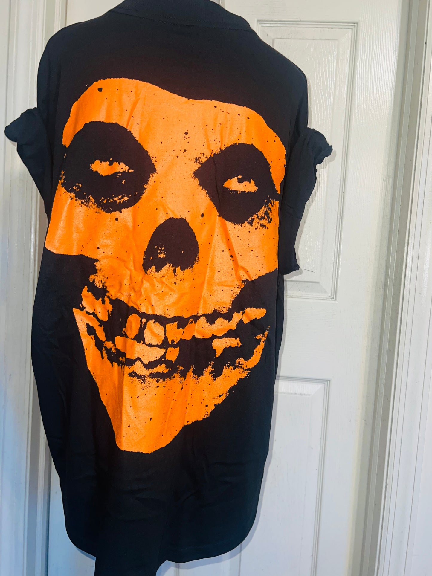 Misfits Double Sided Oversized Distressed Tee