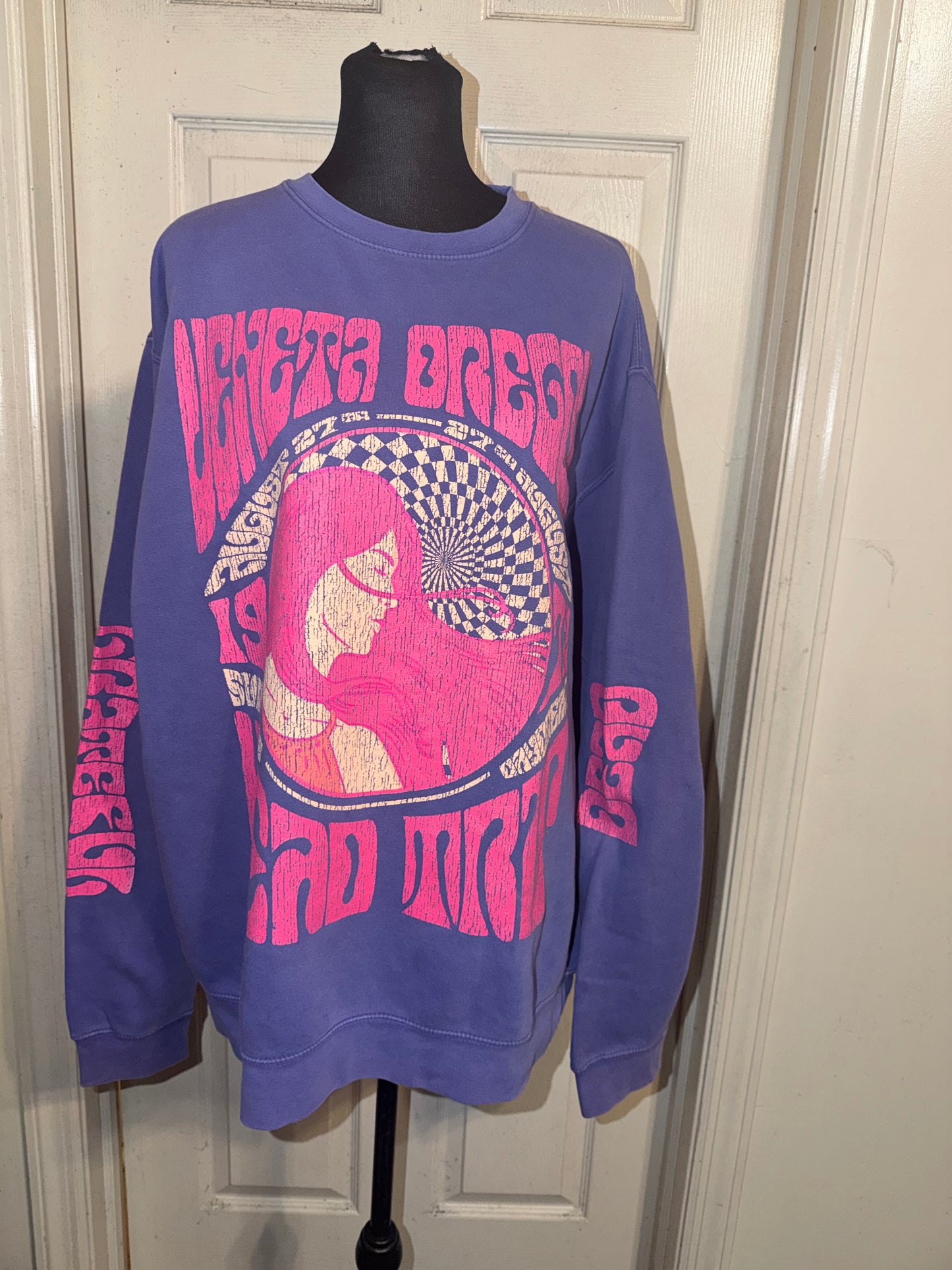 Grateful Dead Oversized Distressed Sweatshirt
