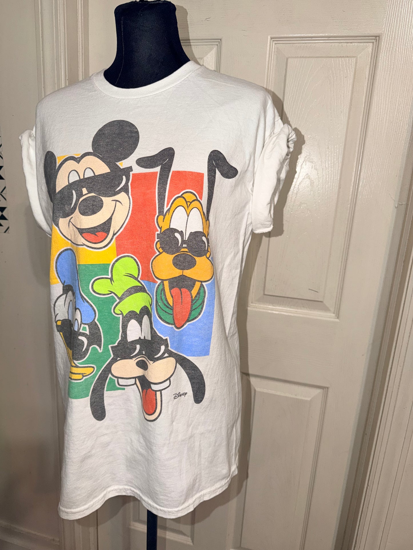 Disney Mickey Mouse Oversized Distressed Tee