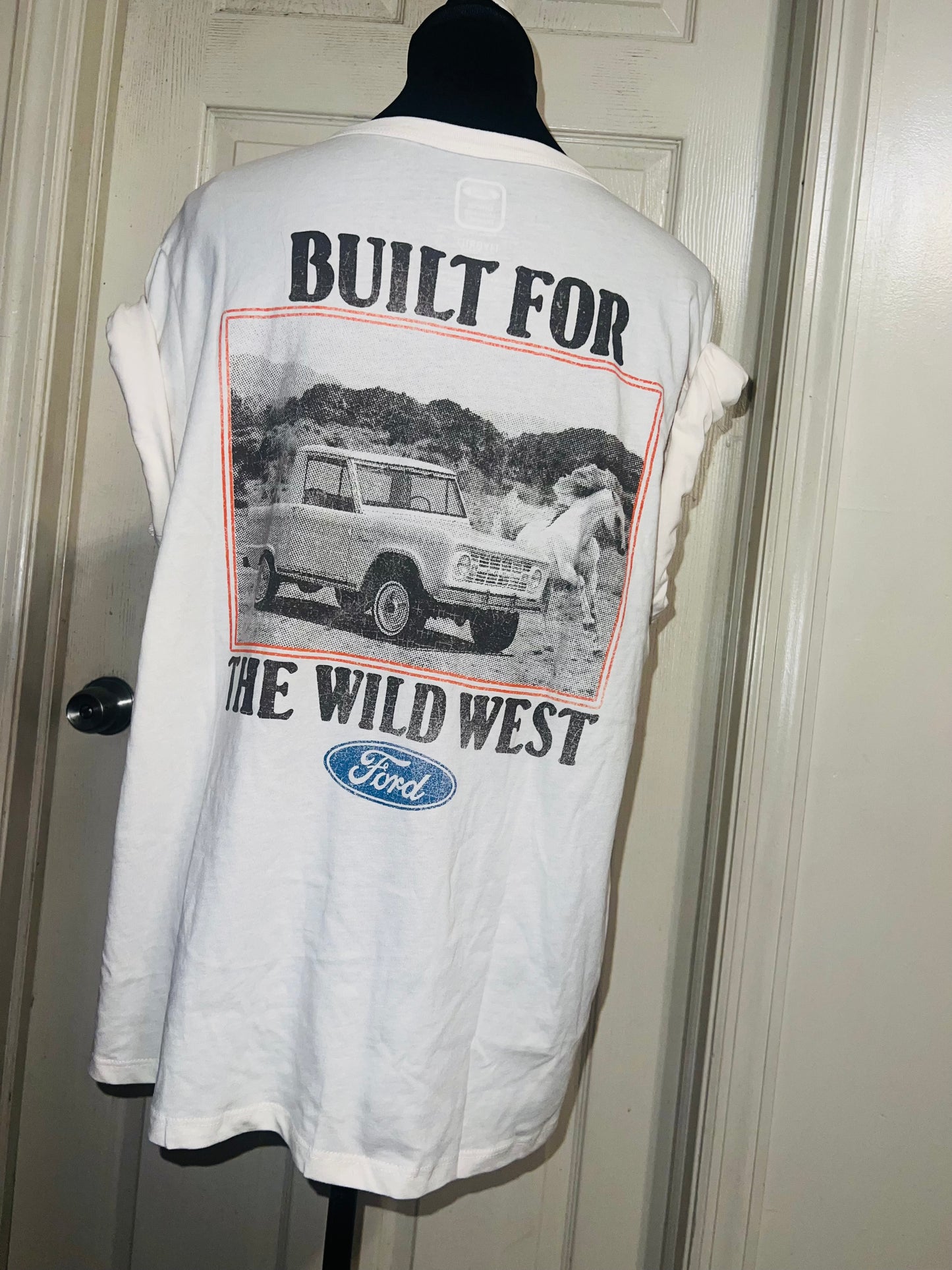 Ford Bronco Wild West Double Sided Distressed Tee