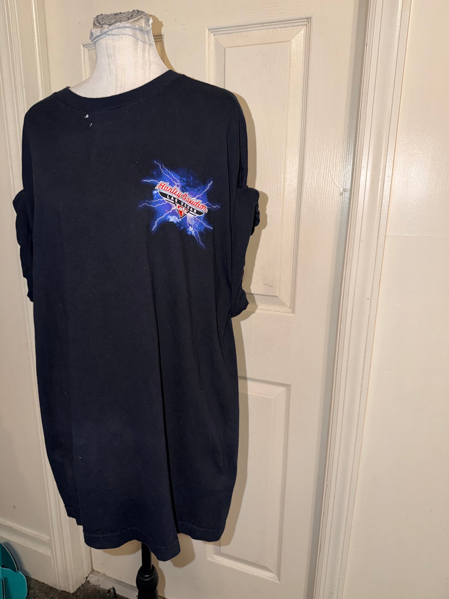 Harley Davidson Vintage Double Sided Oversized Tee
