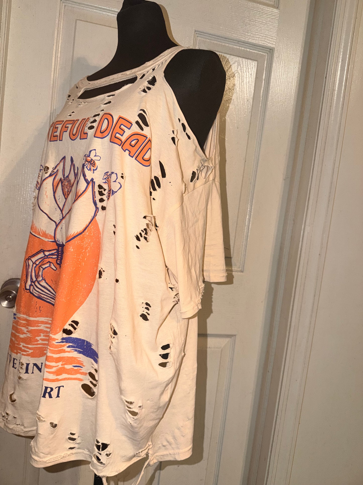 Grateful Dead Oversized Distressed Tee (as is)