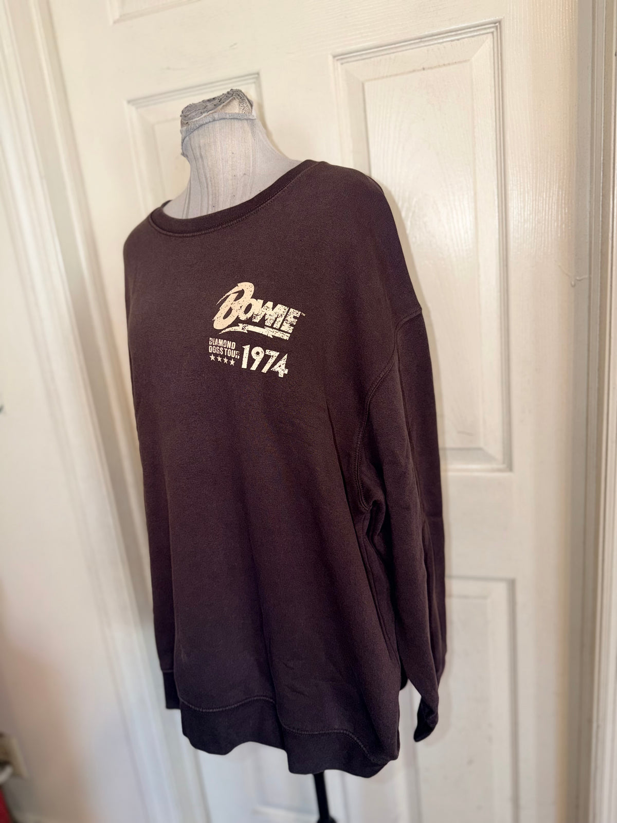 David Bowie Double Sided Oversized Sweatshirt