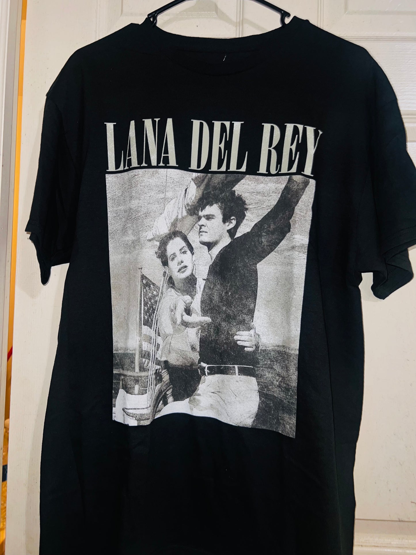 Lana Del Rey Norman Fing Rockwell Oversized Distressed Tee