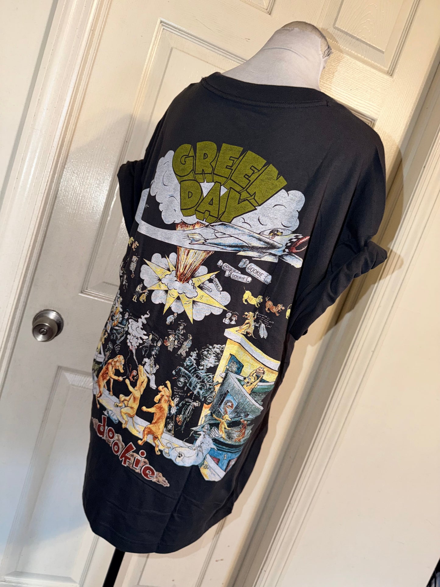 Green Day Double Sided Oversized Tee
