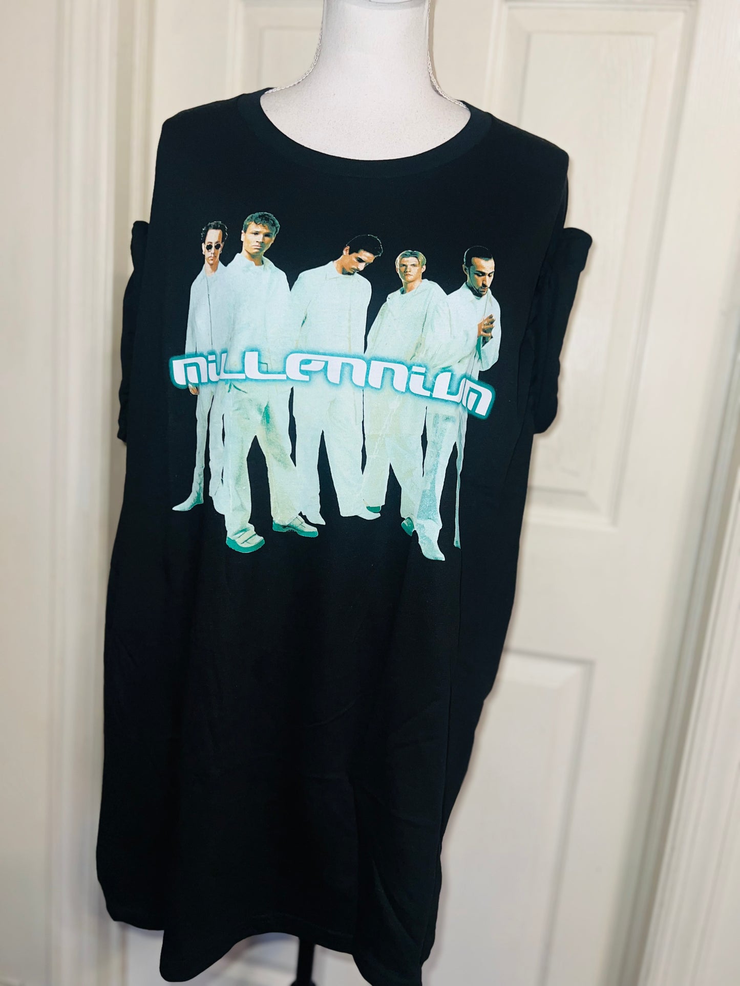 Backstreet Boys Oversized Distressed Tee