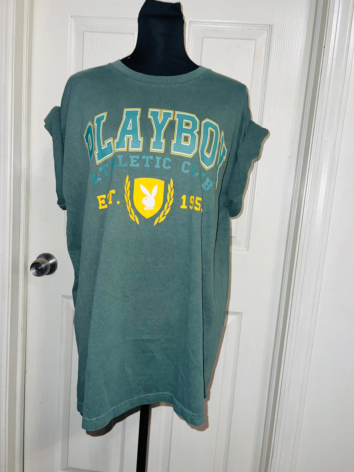 Playboy Oversized Distressed Tee