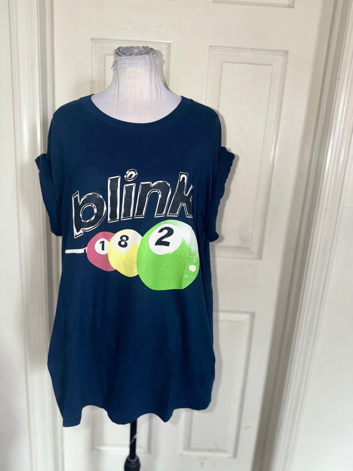 Blink-182 Oversized Distressed Tee
