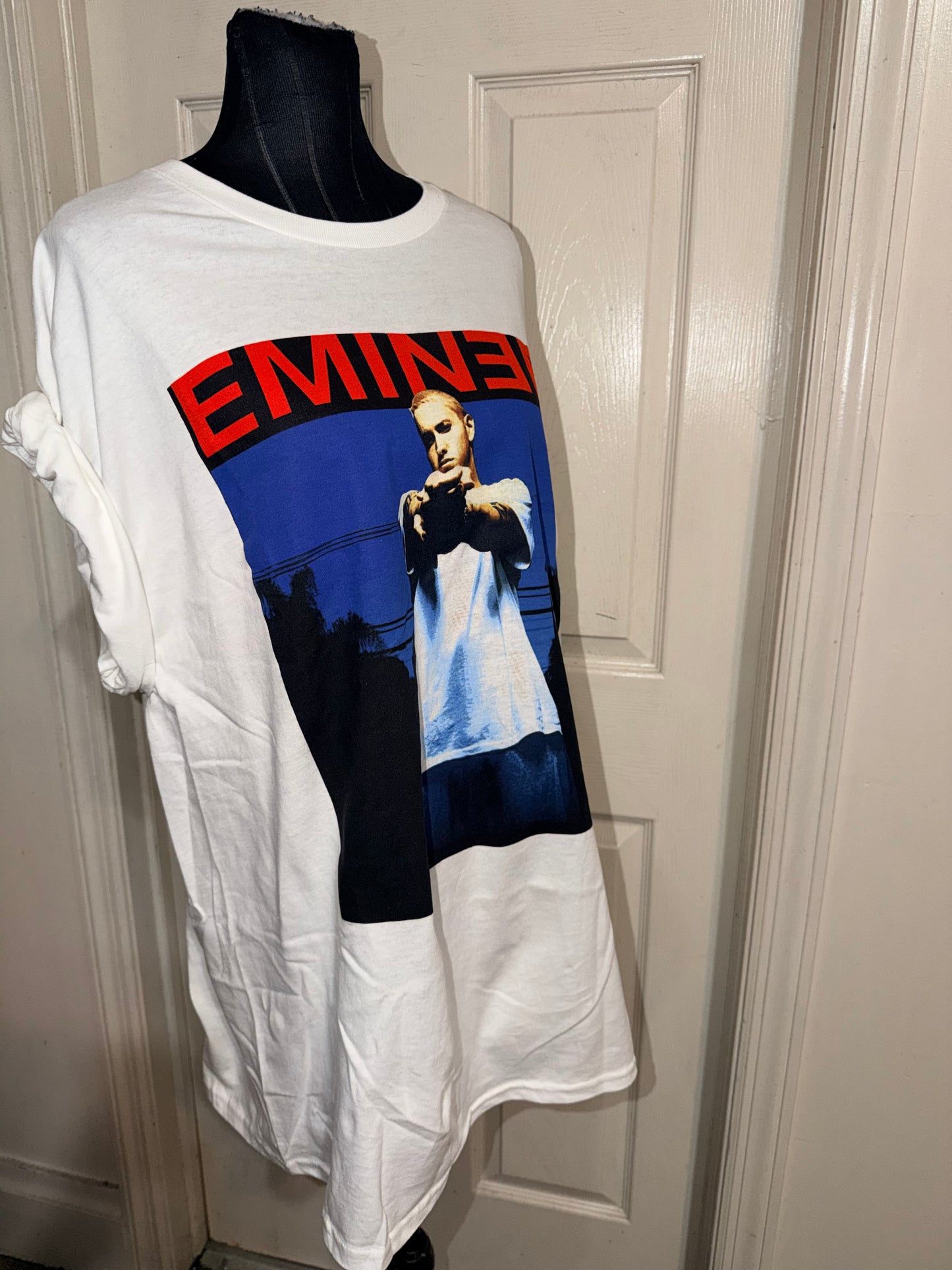 Eminem Oversized Distressed Tee