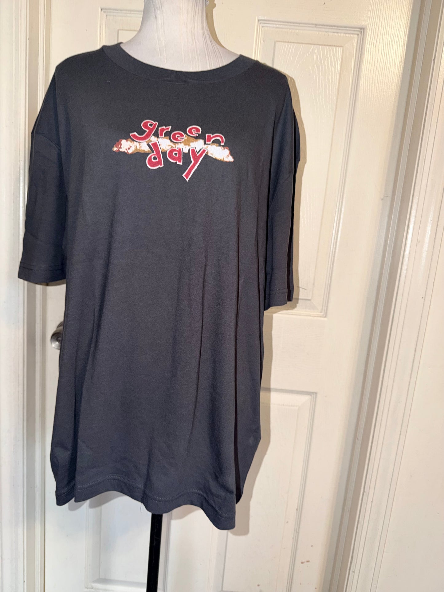 Green Day Double Sided Oversized Tee