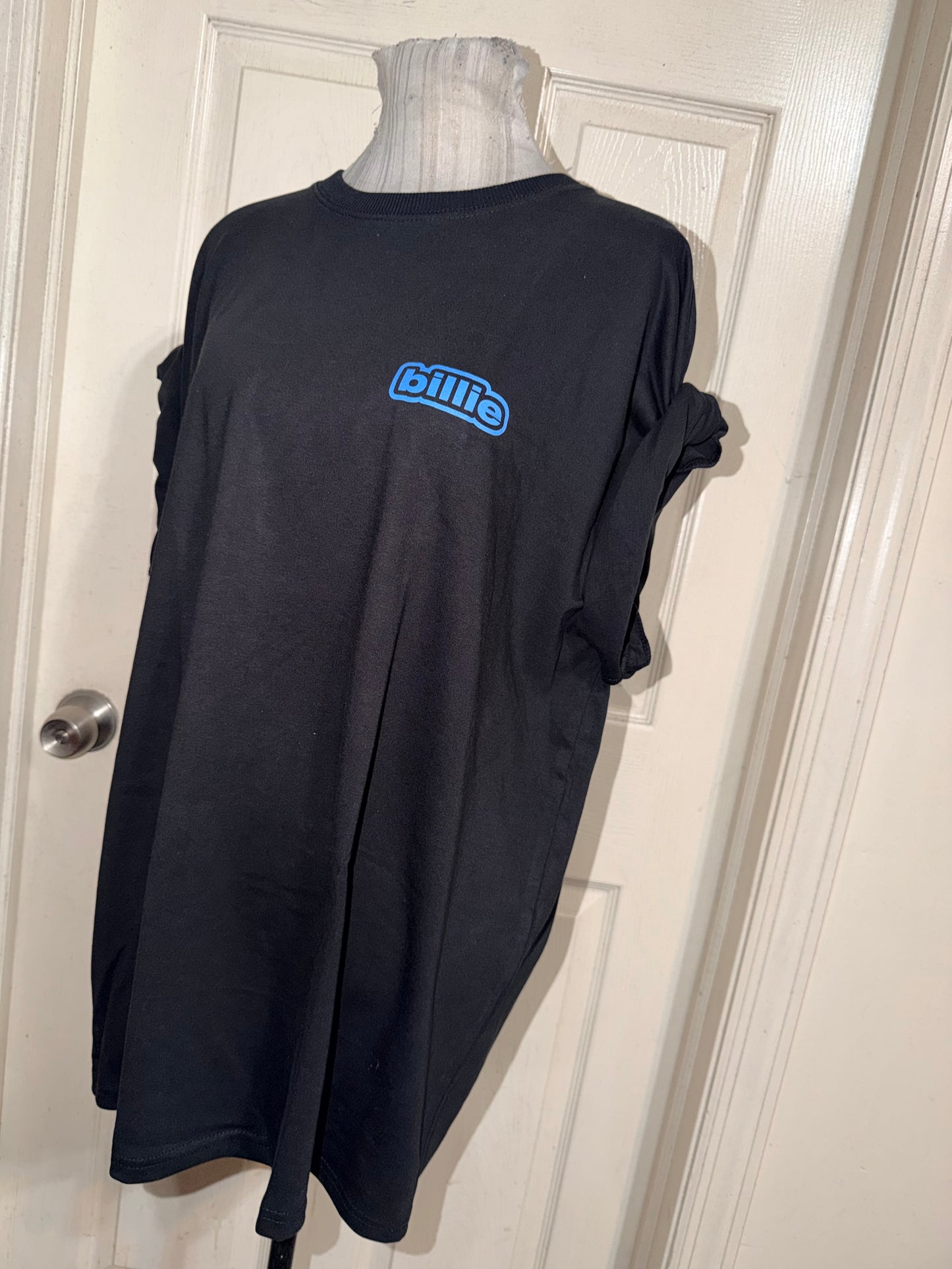 Billie Eilish Double Sided Oversized Distressed Tee