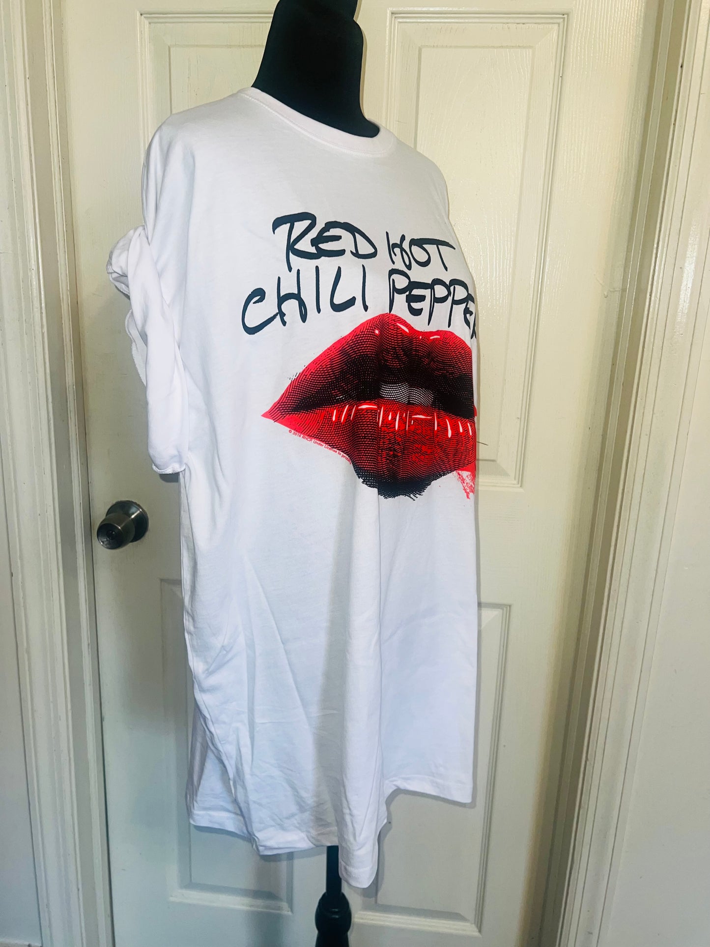 Red Hot Chili Peppers Oversized Distressed Tee