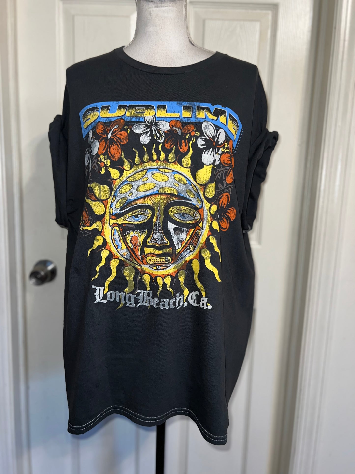 Sublime Double Sided Oversized Distressed Tee