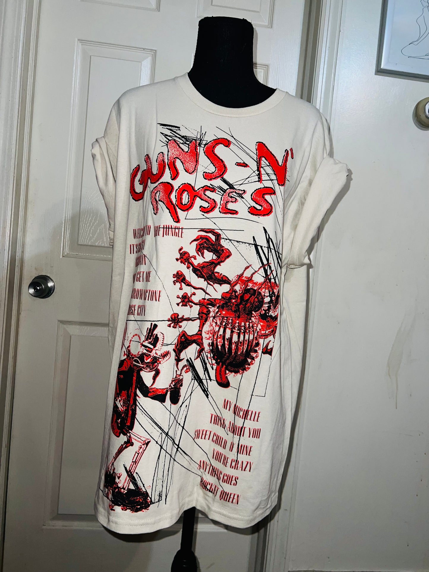 Guns n’ Roses Oversized Distressed Tee