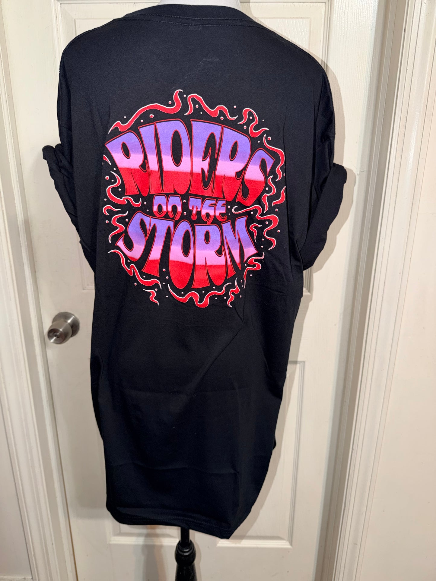 The Doors Double Sided Oversized Distressed Tee