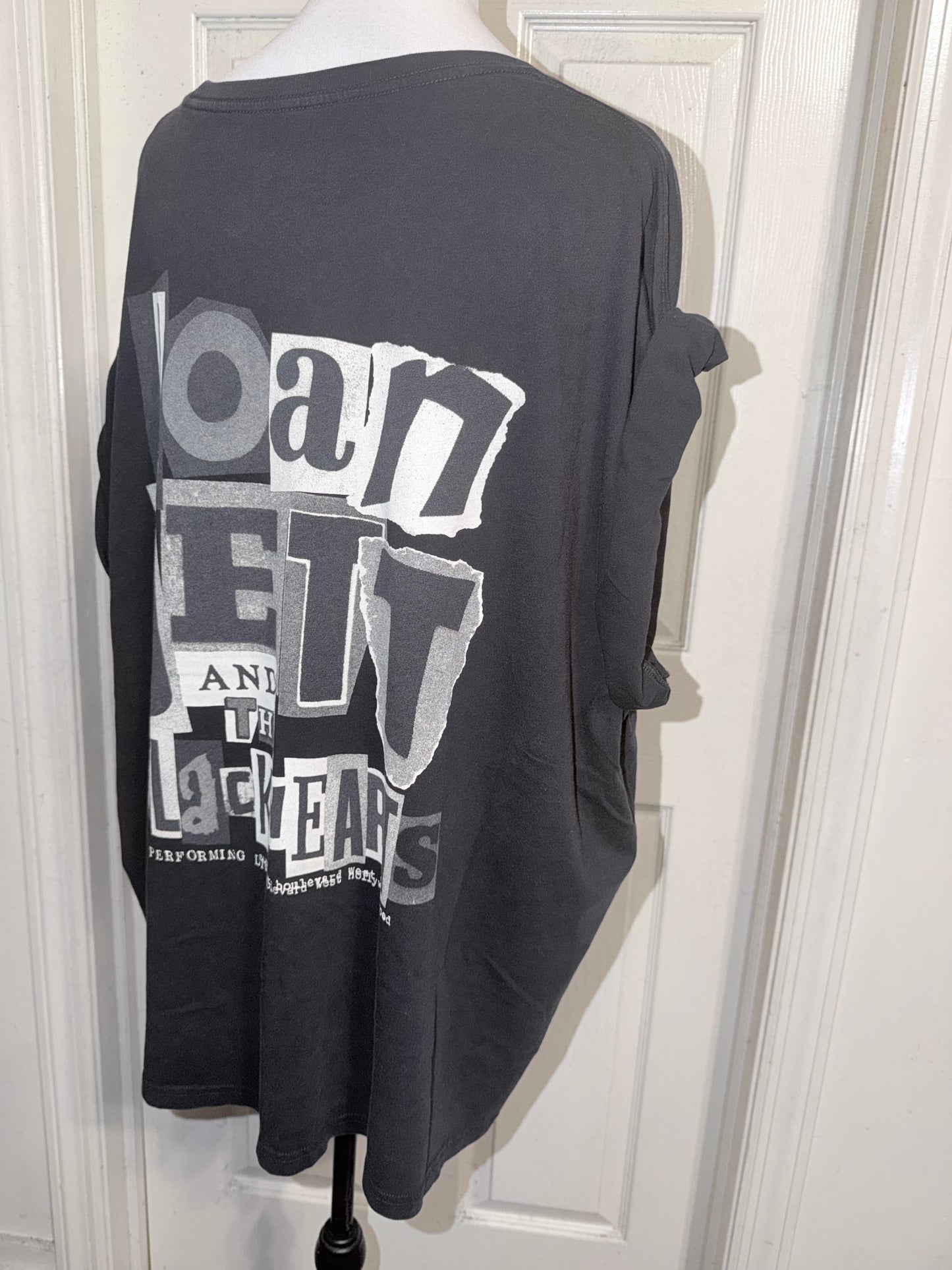 Joan Jett and the Blackhearts Double Sided Oversized Distressed Tee