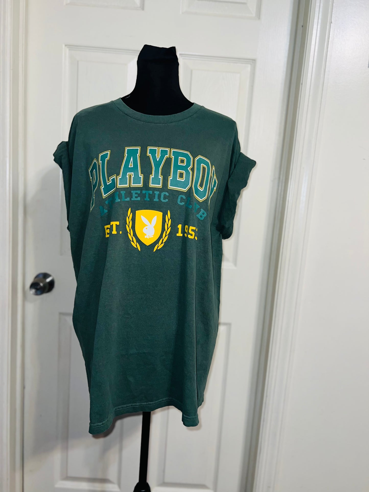 Playboy Oversized Distressed Tee