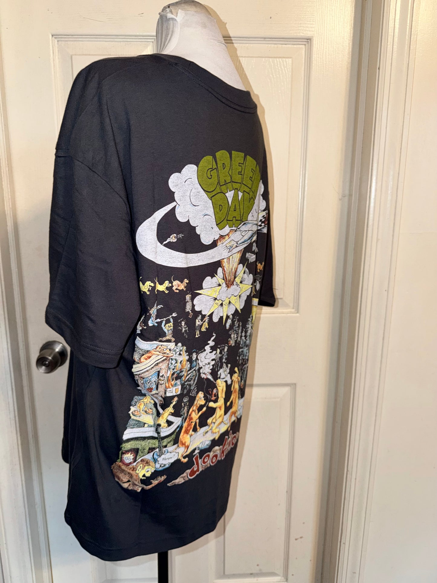 Green Day Double Sided Oversized Tee