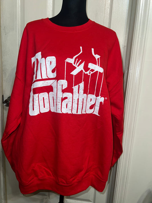 The Godfather Oversized Distressed Sweatshirt