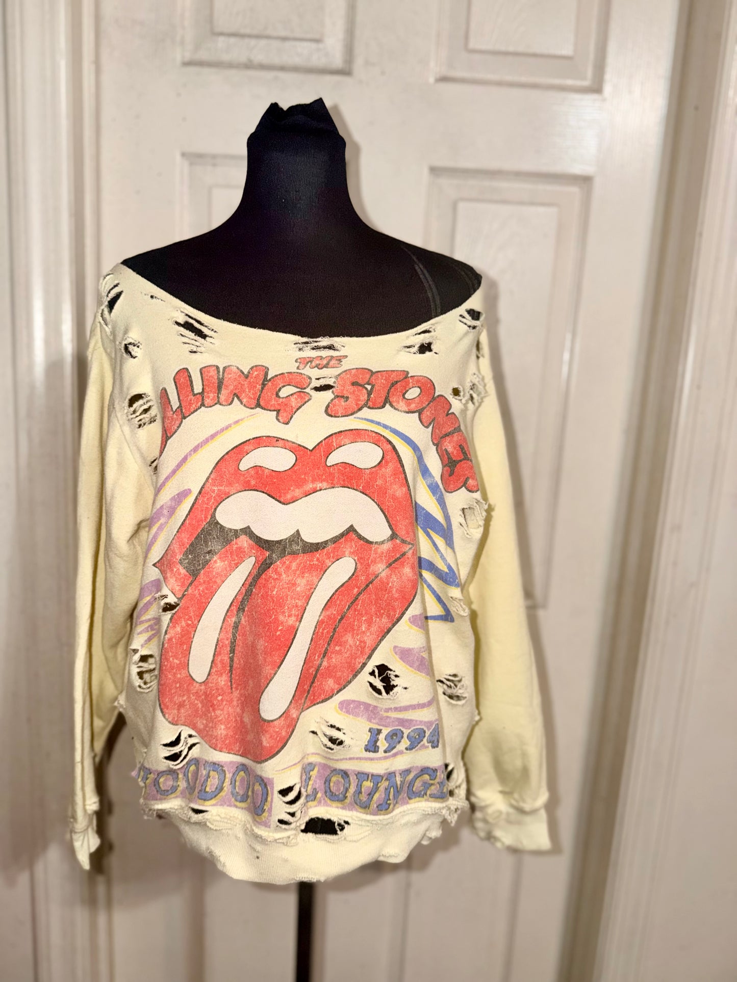 The Rolling Stones Distressed Sweatshirt